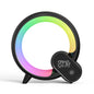Creative Q Light Analog Sunrise Digital Display Alarm Clock Bluetooth Audio Intelligent Wake - Up Q Colorful Atmosphere Light - Open Market .Co - 